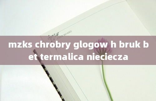 mzks chrobry glogow h bruk bet termalica nieciecza