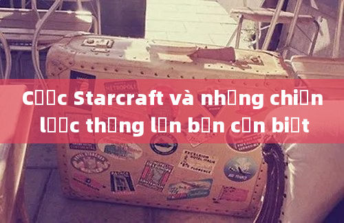 Cược Starcraft và những chiến lược thắng lớn bạn cần biết