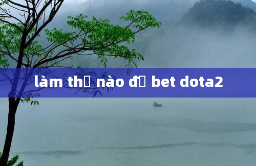 làm thế nào để bet dota2