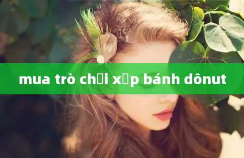 mua trò chơi xếp bánh dônut