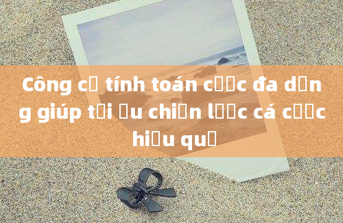 Công cụ tính toán cược đa dạng giúp tối ưu chiến lược cá cược hiệu quả