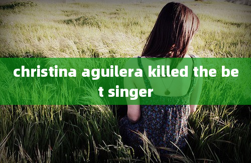 christina aguilera killed the bet singer