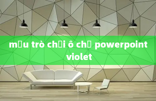 mẫu trò chơi ô chữ powerpoint violet