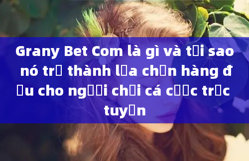 Grany Bet Com là gì và tại sao nó trở thành lựa chọn hàng đầu cho người chơi cá cược trực tuyến