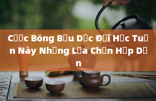 Cược Bóng Bầu Dục Đại Học Tuần Này Những Lựa Chọn Hấp Dẫn