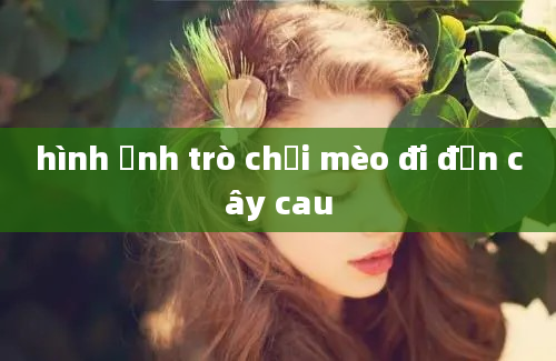 hình ảnh trò chơi mèo đi đến cây cau