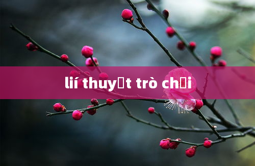 lií thuyết trò chơi