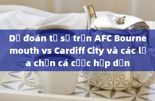 Dự đoán tỷ số trận AFC Bournemouth vs Cardiff City và các lựa chọn cá cược hấp dẫn