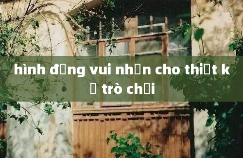 hình động vui nhộn cho thiết kế trò chơi