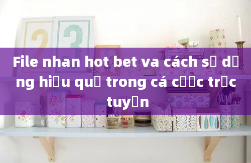 File nhan hot bet va cách sử dụng hiệu quả trong cá cược trực tuyến