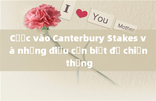 Cược vào Canterbury Stakes và những điều cần biết để chiến thắng