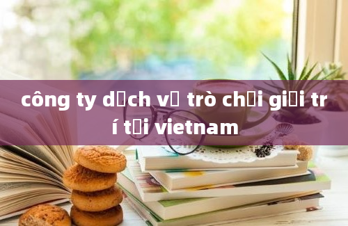 công ty dịch vụ trò chơi giải trí tại vietnam