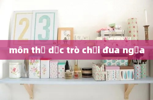 môn thể dục trò chơi đua ngựa