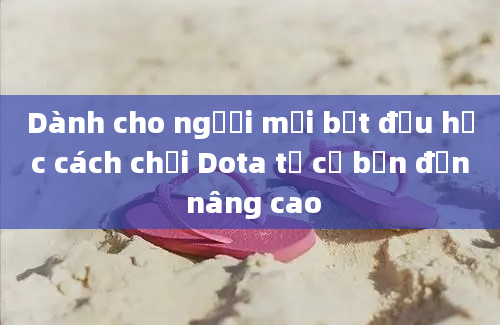 Dành cho người mới bắt đầu học cách chơi Dota từ cơ bản đến nâng cao