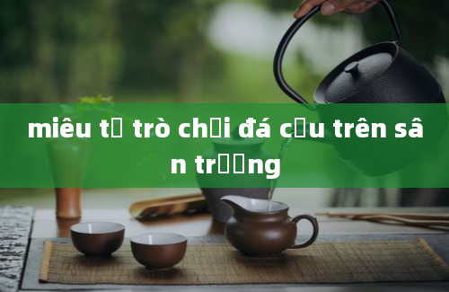 miêu tả trò chơi đá cầu trên sân trường