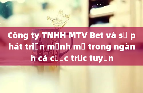 Công ty TNHH MTV Bet và sự phát triển mạnh mẽ trong ngành cá cược trực tuyến