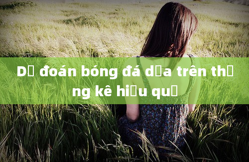 Dự đoán bóng đá dựa trên thống kê hiệu quả