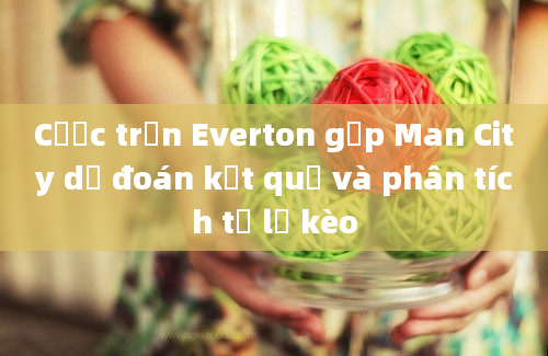 Cược trận Everton gặp Man City dự đoán kết quả và phân tích tỉ lệ kèo