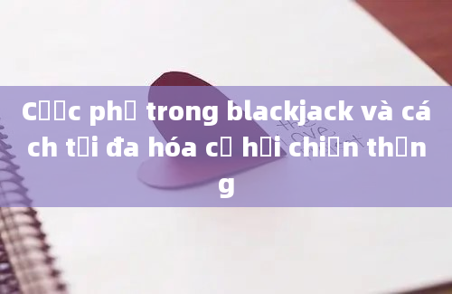 Cược phụ trong blackjack và cách tối đa hóa cơ hội chiến thắng