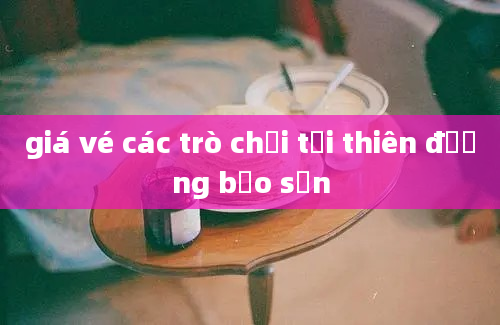 giá vé các trò chơi tại thiên đường bảo sơn