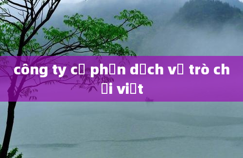 công ty cổ phần dịch vụ trò chơi việt