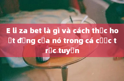 E li za bet là gì và cách thức hoạt động của nó trong cá cược trực tuyến