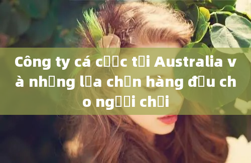 Công ty cá cược tại Australia và những lựa chọn hàng đầu cho người chơi