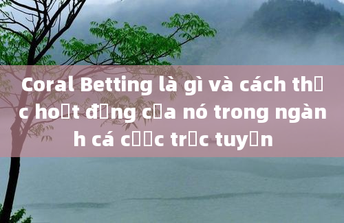 Coral Betting là gì và cách thức hoạt động của nó trong ngành cá cược trực tuyến