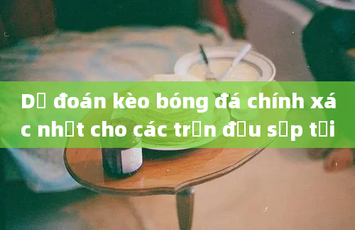 Dự đoán kèo bóng đá chính xác nhất cho các trận đấu sắp tới