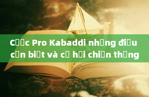 Cược Pro Kabaddi những điều cần biết và cơ hội chiến thắng