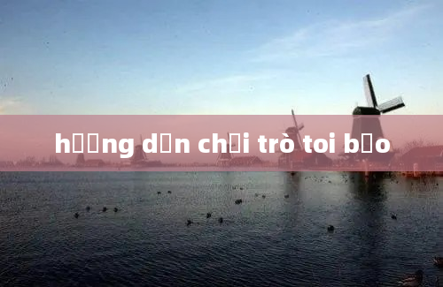 hướng dẫn chơi trò toi bảo