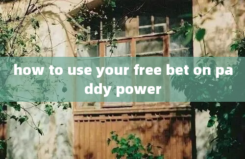 how to use your free bet on paddy power