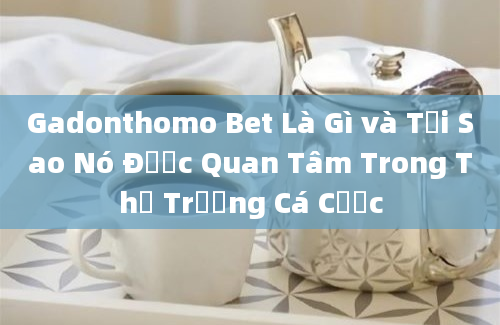 Gadonthomo Bet Là Gì và Tại Sao Nó Được Quan Tâm Trong Thị Trường Cá Cược