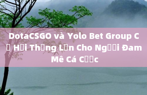 DotaCSGO và Yolo Bet Group Cơ Hội Thắng Lớn Cho Người Đam Mê Cá Cược