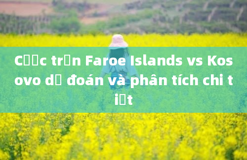 Cược trận Faroe Islands vs Kosovo dự đoán và phân tích chi tiết