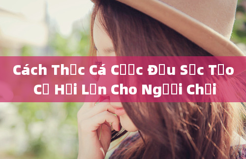 Cách Thức Cá Cược Đấu Sức Tạo Cơ Hội Lớn Cho Người Chơi