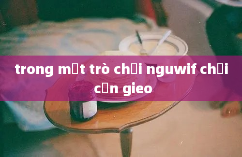 trong một trò chơi nguwif chơi cần gieo