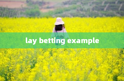 lay betting example