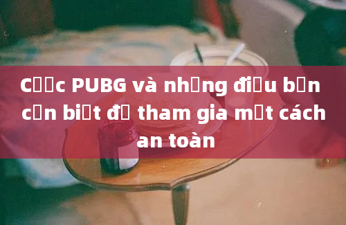 Cược PUBG và những điều bạn cần biết để tham gia một cách an toàn