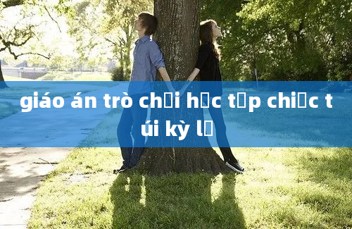 giáo án trò chơi học tập chiếc túi kỳ lạ