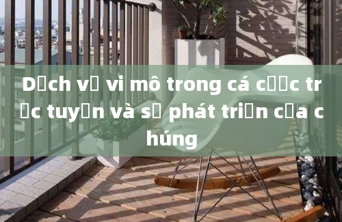 Dịch vụ vi mô trong cá cược trực tuyến và sự phát triển của chúng