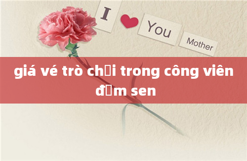 giá vé trò chơi trong công viên đầm sen