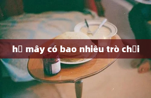 hồ mây có bao nhiêu trò chơi