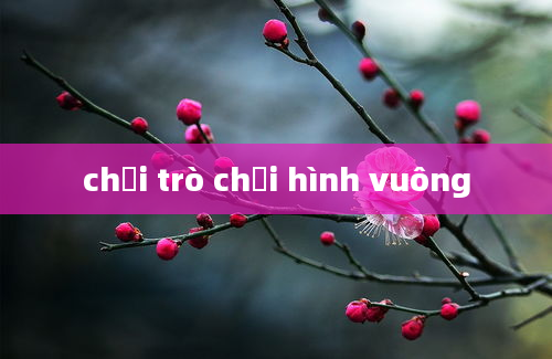 chơi trò chơi hình vuông