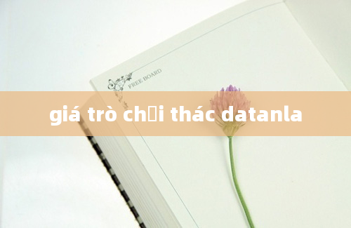 giá trò chơi thác datanla