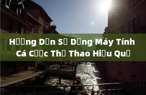 Hướng Dẫn Sử Dụng Máy Tính Cá Cược Thể Thao Hiệu Quả