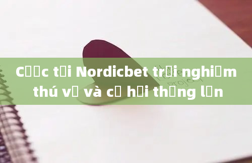 Cược tại Nordicbet trải nghiệm thú vị và cơ hội thắng lớn