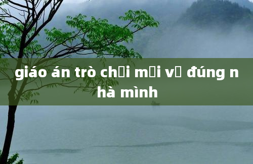 giáo án trò chơi mới về đúng nhà mình