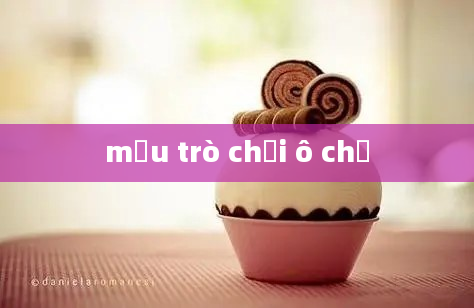 mẫu trò chơi ô chữ