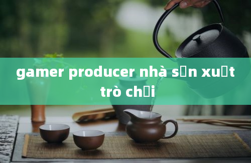 gamer producer nhà sản xuất trò chơi